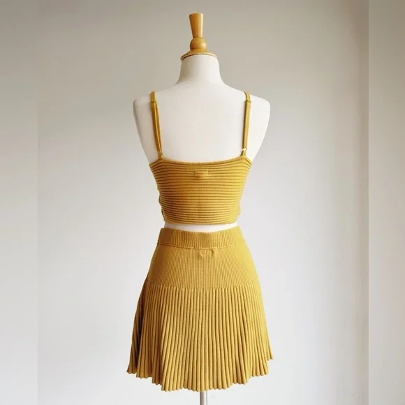 Aerie Take Charge Ribbed Skirt & Corset Set | Small - Picture 5 of 6